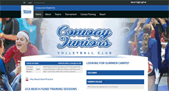 Desktop Screenshot of conwayjuniors.com